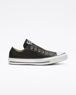 Converse, Pantofi Sport Barbati Chuck Taylor All Star Leather FJOVX8429, Negrii/Albi